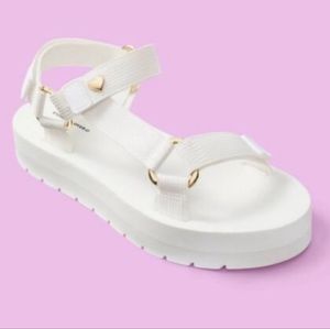 Stoney Clover Lane x Target White Women's Sports Sandals NWT Size: 6